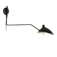thumbnail image 4 of JONATHAN Y Frank 35" Iron Retro Swing LED Wall Sconce, Black, 4 of 6