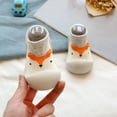 thumbnail image 2 of Dakaela Baby Cute Sock Shoes Boys Girls Walking House Shoes Toddler Non Slip Home Slippers Infant Soft Rubber Sole Sneakers White, 2 of 4