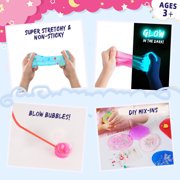 KiddiTouch Slime Kit for Kid, Complete DIY Slime Making Kit Party Favors for Kids, Boys, Girls 7-12 Years Old