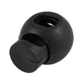 thumbnail image 6 of 400 Piece Cord Stopper DIY Black Plastic Connector Cord Lock Stopper Switch Cover,400 x Cord Lock Stopper switch surfaces,Black, 6 of 8