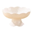 thumbnail image 2 of Frutero con pedestal y diseño escurridor, decoración de mesa, moderno, decoración del hogar, soporte para aperitivos, bandeja de frutas para encimera Blanco, 2 of 8