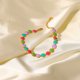 thumbnail image 3 of Sonducket Cadena de eslabones Cadenas exquisitas Pulseras de moda coloridas de acero inoxidable Brazaletes de mano clásicos para niñas y mujeres Ropa, zapatos y accesorios Miscelánea Sonducket AP018046-00, 3 of 6