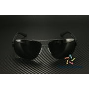 Men's AX2012S-606387-62 Black Rectangle Sunglasses