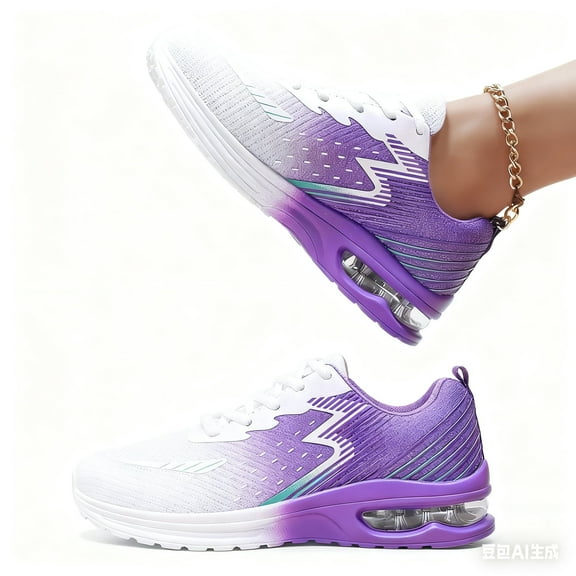 Ulsto Women's Air Cushion Running Shoes | Ultra Comfort & Slip-Resistant | Breathable Mesh & Gradient Color Design