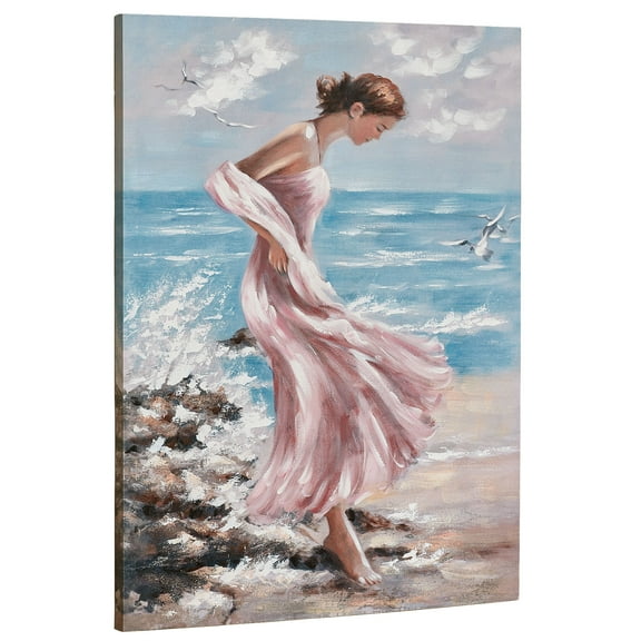 Beach Chic Canvas Wall Art Multi Cool