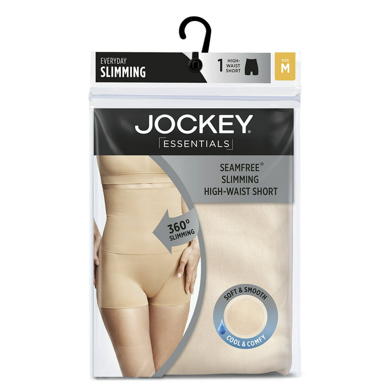 Jockey Essentials Women's Slimming Short, Cooling Shapewear, Body Slimming  Slipshort, Sizes Small-3XL, 5355 