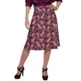 thumbnail image 1 of Moomaya Jupe Imprimée pour Femmes en Poly Spandex Tenue Décontractée Jupe d'Été pour Filles, 1 of 5