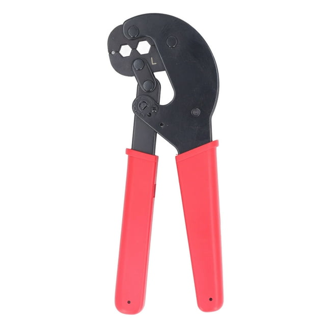 Coax Cable Crimper, Compact High Accuracy High Carbon Steel Coax Crimping Tool Sturdy 9 Inch for Circuit Repair