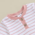 thumbnail image 6 of CAUYDY Preemie Boy Clothing Infant Boys Short Sleeved Romper Set Baby Fall Winter Bodysuit Newborn Picture Outfit 0 3 6 9 12 18 24 Months Sizes 9-12 Months,Pink, 6 of 8