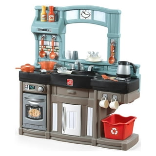 Wisairt Play Kitchen Set for Kids, 2.4FT Tall Kids Play Kitchen