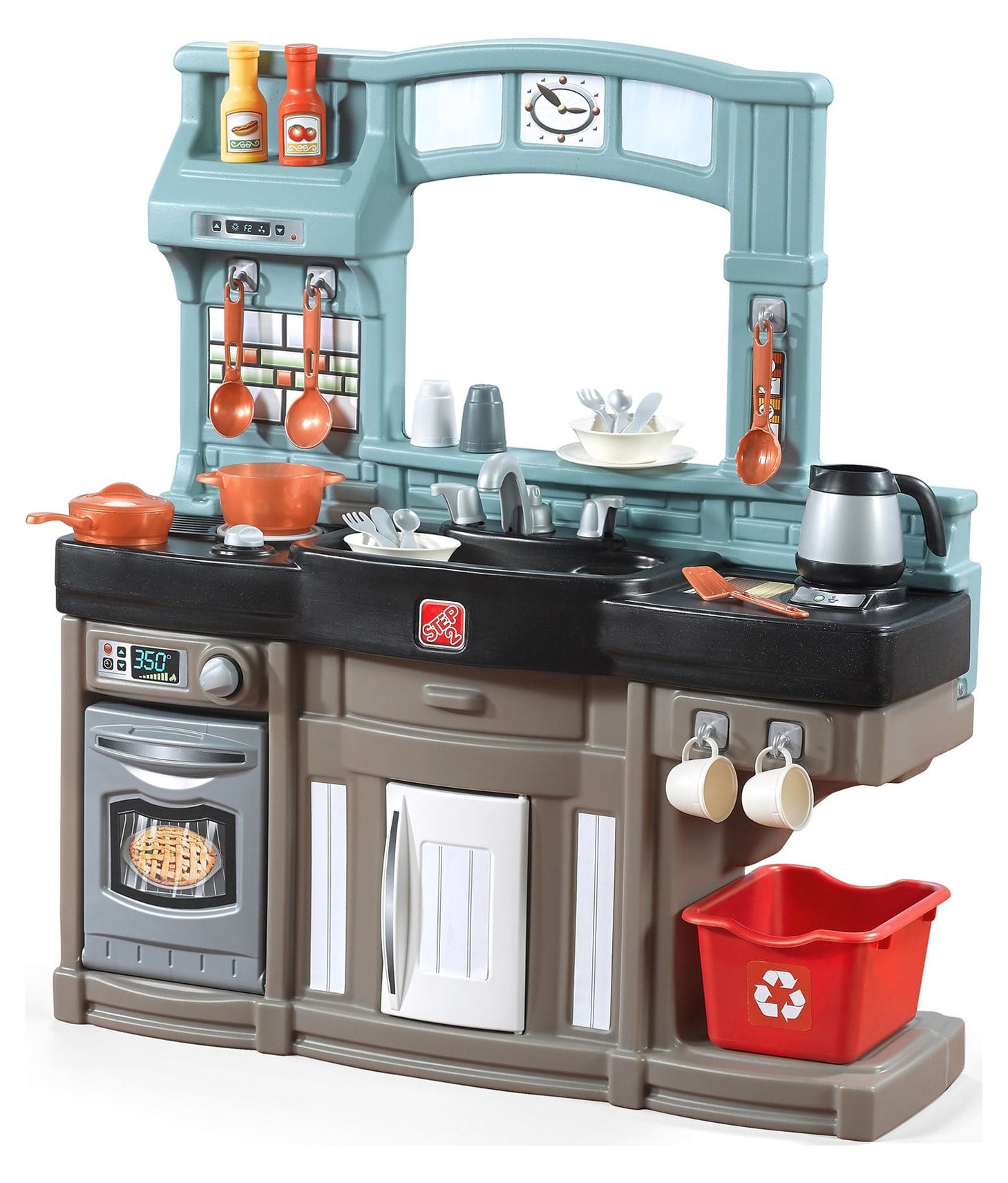 Step2 Best Chef's Plastic Toddler Toy Kitchen Playset, 25 Pieces