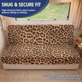 thumbnail image 2 of CHAQLIN RV Couch Covers Anti-Slip Elastic Stretch, Compatible with Motorhome Camper Jackknife Sofa Bed Leopard Print Slipcovers, 2 of 7