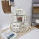 thumbnail image 4 of Mochila Kawaii, Mochila con Accesorios de Oso Lindo de Gran Capacidad para la Escuela Mochila con múltiples Bolsillos para niñas Adolescentes Mochilas Kawaii Lindas(Beige), 4 of 5