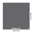 thumbnail image 2 of Cama de vidrio templado Creality para plataforma de impresora 3D Superficie de construcción de CACAGOO  Plataforma de impresora 3D, 2 of 7