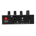 thumbnail image 3 of Microphone Preamp Mic Gain Booster 48V Power Supply Mic Pre Amp for Dynamic Condenser XLR 3.5mm 6.35mm Inputs Outputs With XLR Cable, 3 of 4