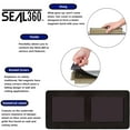 thumbnail image 5 of SEAL360 Strong Magnetic Vent Covers, Pocketed Design, 5.5" x 12" (Brown, 3-Pack) for Floor, Wall, or Ceiling Vents and Air Registers, RV, Home HVAC and AC Vents, Vent Not Included, 5 of 8
