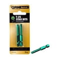 thumbnail image 2 of Grk Fasteners T-25 2 In. Length Green Carbon Steel Star Drive Bit, 2 of 2