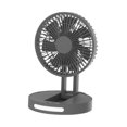 thumbnail image 1 of Ventilador de Escritorio Portátil Inclinación Ajustable Sin Cable Mini Eléctrico Gris Oscuro Soledad, 1 of 9