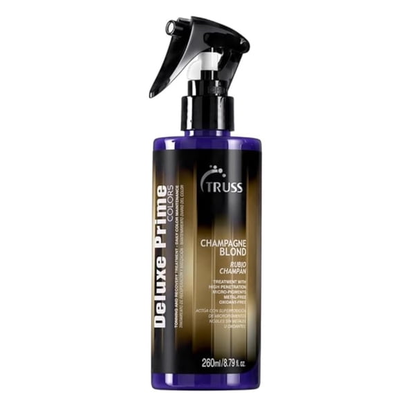 Aerosol y tónico para cabello TRUSS Deluxe Prime Champagne Blonde