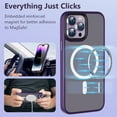 thumbnail image 6 of Xpression Cover for Apple iPhone 14 Pro 6.1" Magnetic Case Designed with MagSafe Compatible Military-Grade Hybrid Shockproof Phone Case - Purple, 6 of 9