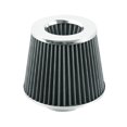 thumbnail image 4 of Unique Bargains 1pcs 2.3' 60mm Reducer Ring Inlet Cold Air Intake Cone Replacement Washable Clamp on Dry Air Filter Silver Tone, 4 of 6
