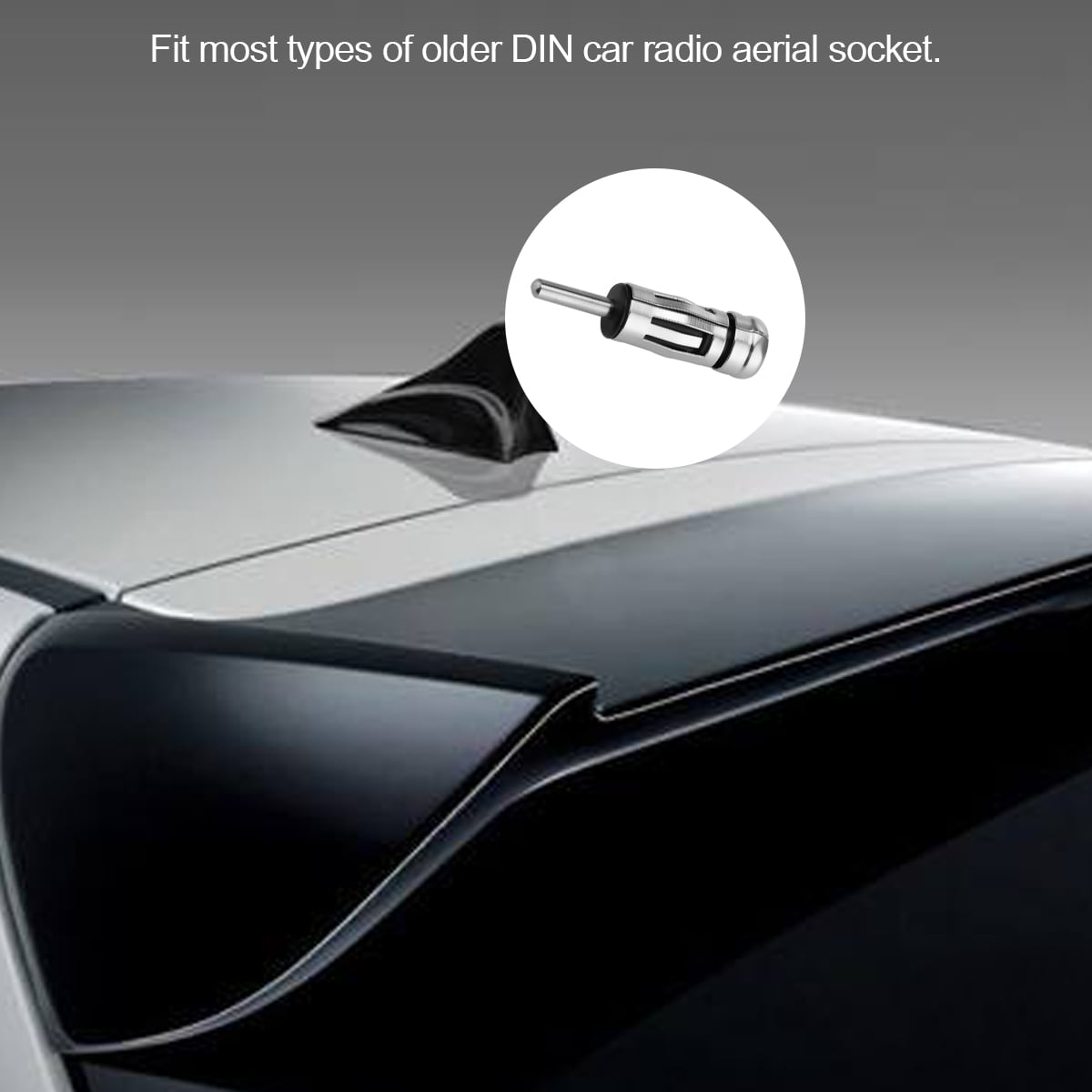 CD ISO to DIN Honda Logo Car Aerial Antenna Adaptor for Car Radio