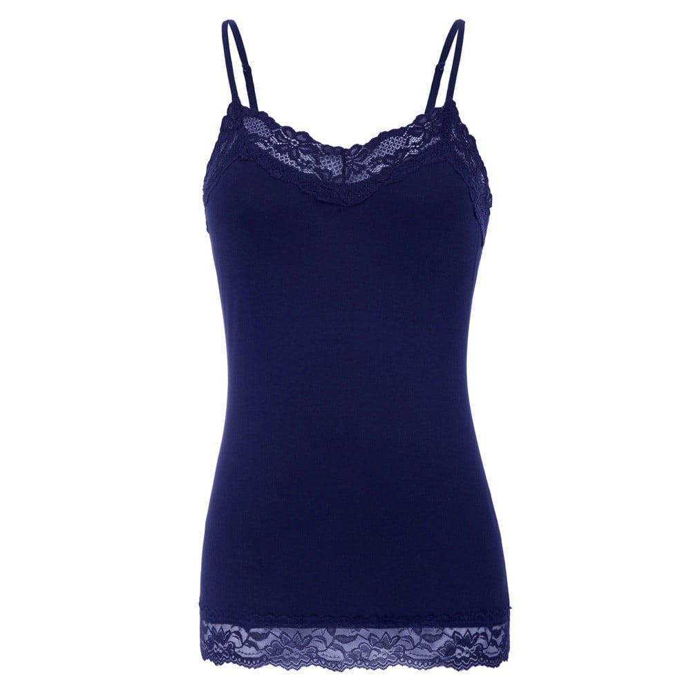 Navy blue camisole lace Clearance