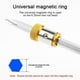 thumbnail image 5 of Anillo magnetizador para puntas de destornillador hexagonales de 6.35 mm | Manguito magnético universal desmontable de aleación de acero | Succión mejorada para instalación de tornillos largos, 5 of 9