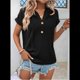 thumbnail image 4 of Sudadera Ligera de Verano para Mujer, de Punto, con Cordón Ajustable, con Capucha y Mangas , Color Negro, Talla L, 4 of 8