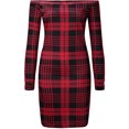 thumbnail image 5 of BLTIBY Christmas Sweatshirt Dress for Women 2024 Xmas Print Autumn Winter Off Shoulder Casual Soft Long Sleeve Fashion Pullover Dresses Outfit Trendy Red XXL, 5 of 6