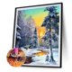 thumbnail image 3 of Cuadros Decorativos 5D DIY diamante pintura madera nieve completo redondo taladro mosaico Rhinestone imagen JShteea Nuevos Originales, 3 of 9