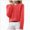 Watermelon Red, variant on WXFAZCVU Girls Sweater Casual Round Neck Kids Long Sleeve Pullover Tops Versatile Daily Wear Size 11-12 Years