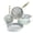 Sage Green, variant on Chef Power 7 Pcs Ceramic Cookware Sets, Non-Stick Pots and Pans Set with Stainless Steel Handles, Dishwasher and Oven Safe, Stone Black with Light Gold Handles