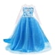 thumbnail image 4 of Disfraz de Elsa de la reina de las nieves para niña, Vestido de princesa de Disney para fiesta de carnaval, Vestido de Frozen, tren largo para niña de 2 a 10 años, Vestido de fiesta de cumpleaños, 4 of 5