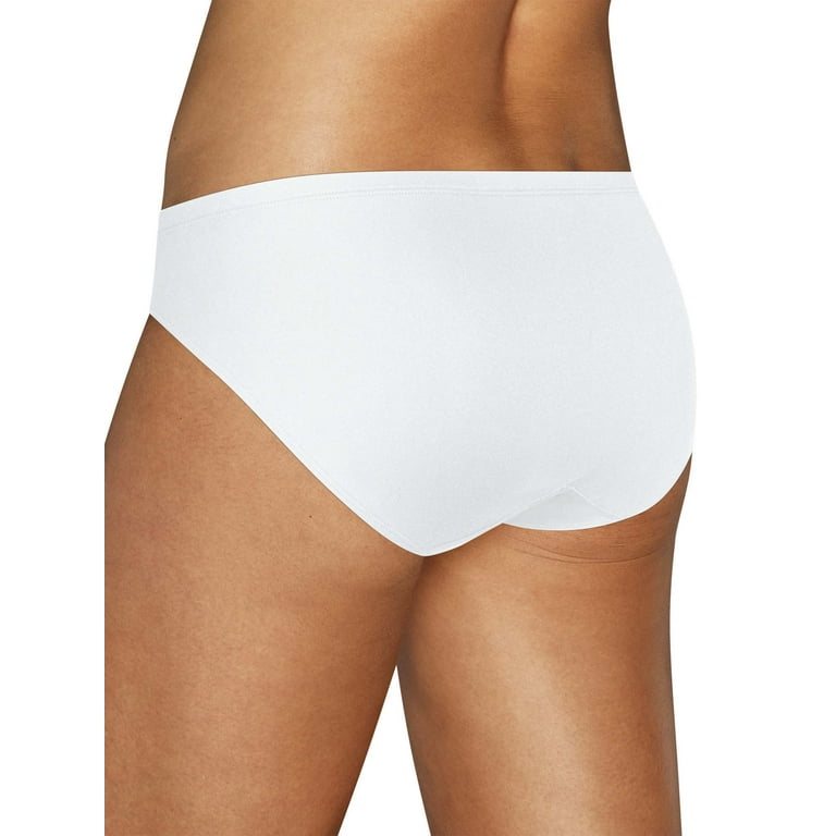 Hanes Women's Pure Comfort Microfiber Bikini Underwear, 6-Pack