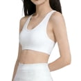 thumbnail image 3 of Loopsun 9 to 15 Years Girls Solid Training Bra with Fixed Chest Pads White, 9-10Years, 3 of 5