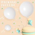 thumbnail image 2 of Kit de guirnalda de globos blancos - 100 piezas de globos blancos pastel de 18/12/5 pulgadas en diferentes tamaños, globos blancos para fiesta de cumpleaños, globos de látex, guirnalda de globos, 2 of 5