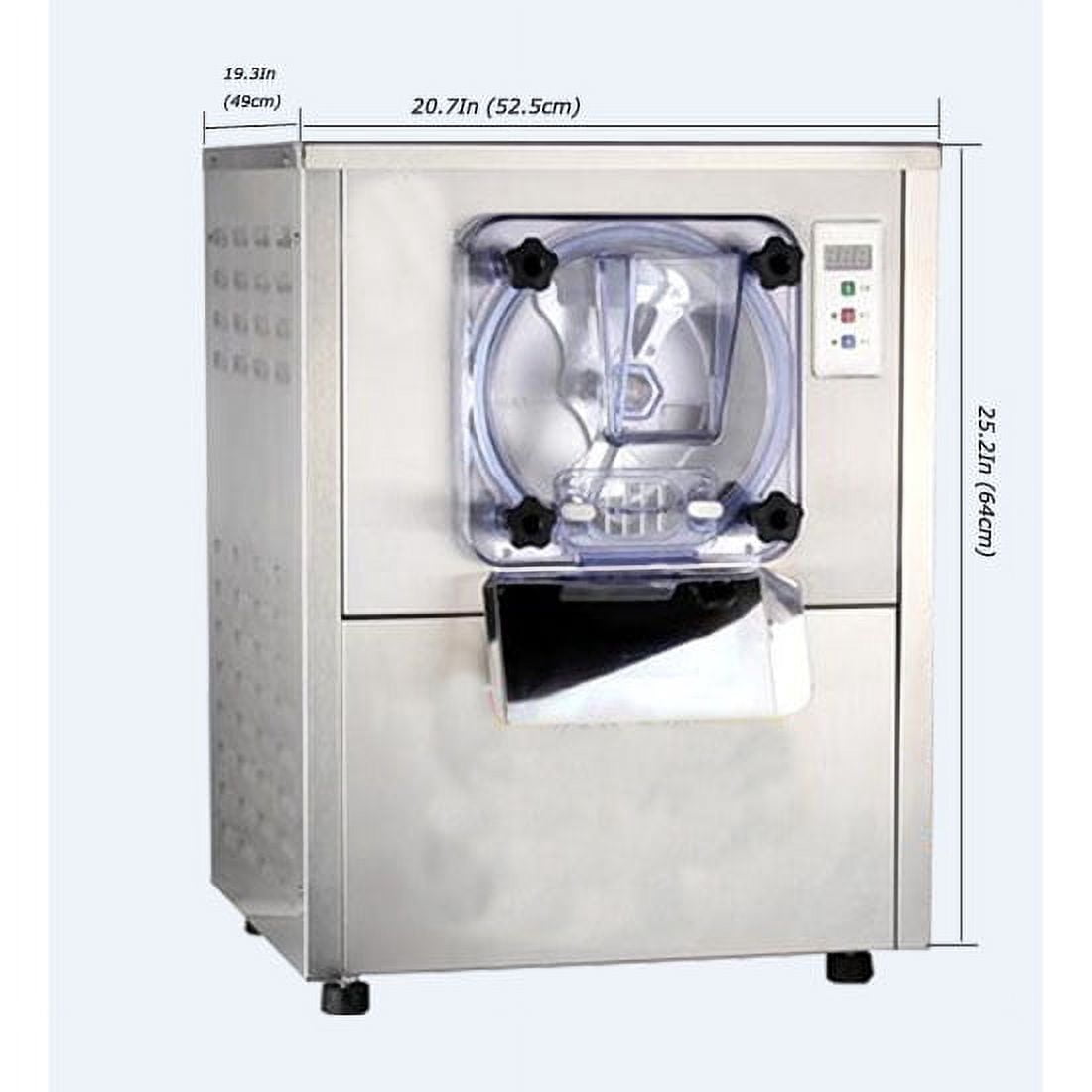 EQCOTWEA Frozen Hard Ice Cream Machine Commercial Desktop LCD Ice Cream Maker