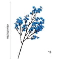 thumbnail image 3 of Flores artificiales de ciruelo y flores de seda Baby's Breath, ramo floral artificial de tres piezas para el Día de la Independencia Patriótico, Boda y Decoración del Hogar, 3 of 6