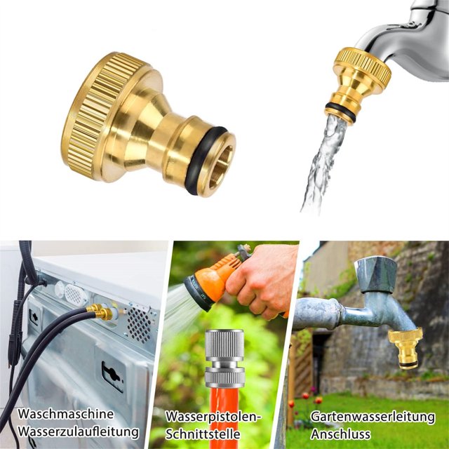 TopLLC Tools, 2 Way Dispenser Water Water Connection Dispenser Faucet Dispenser Distributor Inlet Hose Dispenser Water Connection Adapter Garden The shunt