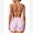 Pink, variant on IDOPIP Womens Seamless Workout Sets Backless Sports Bra Top Scrunch Butt High Waist Gym Shorts 2 Piece Yoga Outfits