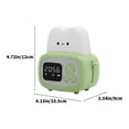 thumbnail image 3 of Battery Led Lights,Usb To Usb Cable,Toaster Alarm Clock Countdown Luminous Clock Usb Rechargeable Companion Sleep Timer Led Dimmable Bedside Night Light,Night Light Lamp,Battery Alarm Clock, 3 of 7