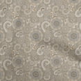 thumbnail image 1 of oneOone Rayon Light Brown Fabric Asian Paisley Sewing Craft Projects Fabric Prints By Yard 56 Inch Wide, 1 of 4