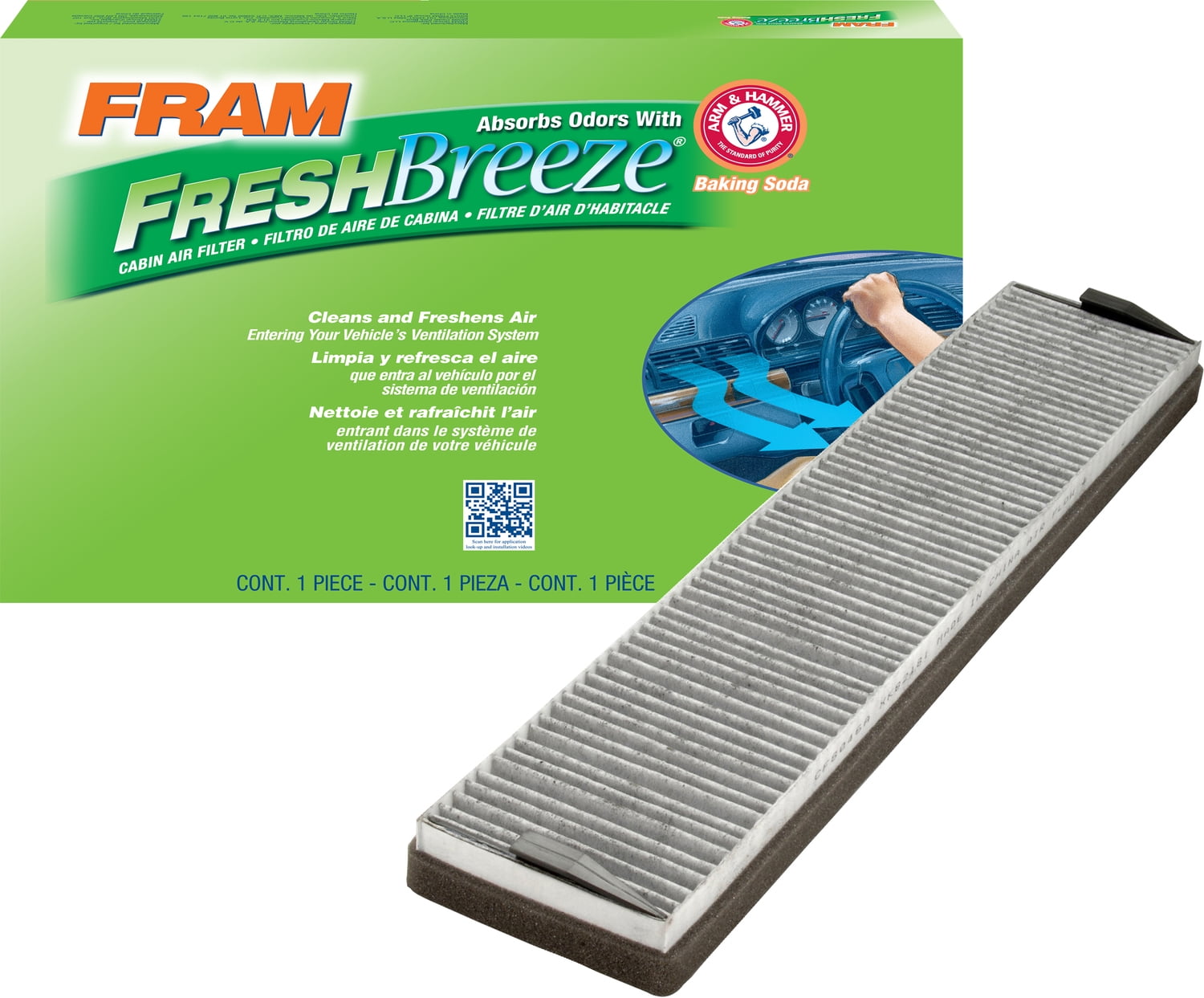 Fram Fresh Breeze Cabin Air Filter Cf8046a Walmart Com