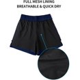 thumbnail image 5 of Charmo Womens Elastic Waist Swim Shorts High Waisted Tummy Control Swimming Shorts, 5 of 7