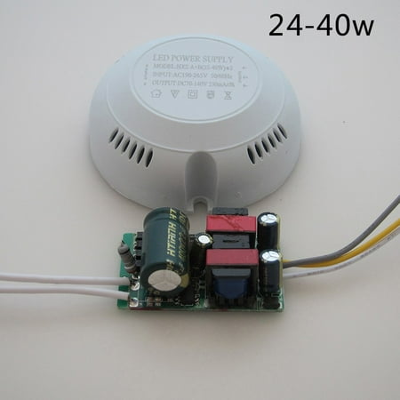 

AC 176-265V 8-40W LED Driver Power Supply Adapter For Ceiling Lamp Light Bulb