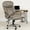 Taupe, variant on Emma + Oliver 500 lb. Big & Tall Brown LeatherSoft Ergonomic Office Chair with Extra Wide Seat