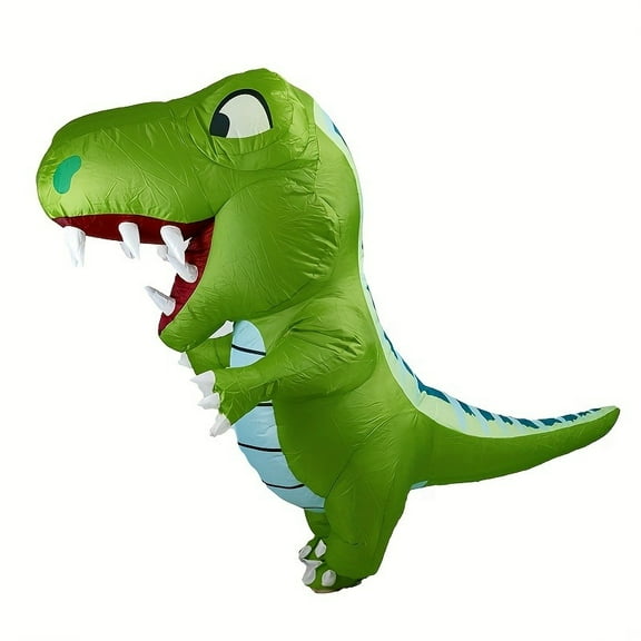 Inflatable T-Rex Costume - Cute Dinosaur Blow-Up Outfit for Parties, Halloween & Events | Fits Adults (4.9-6.2 ft)