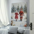 thumbnail image 2 of Santa Claus and Mrs Claus Wall Art Painting, Father Christmas Artwork, Santa Claus Art on Canvas, Vintage Santa Print, Christmas Home Wall Decor Canvas Roll, 2 of 8