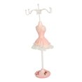 thumbnail image 1 of Model Dress Jewelry Display Holder, Mannequin Jewelry Display Rack Stable Base  for Rings for Boutique Light Pink, 1 of 7